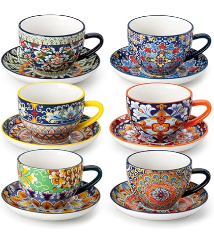Amazon.com: Deruta Italy Raffaellesco Cup & Saucer | 1-Set 6 oz